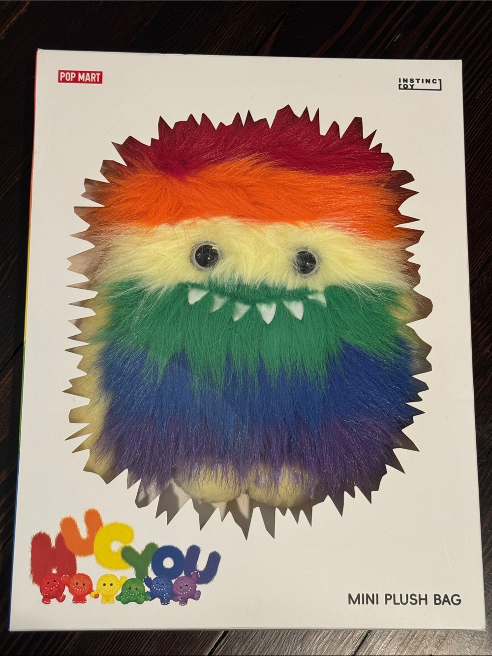 INSTINCTOY HUG YOU SERIES-Mini Plush Bag NIB 100% Auth Pop Mart